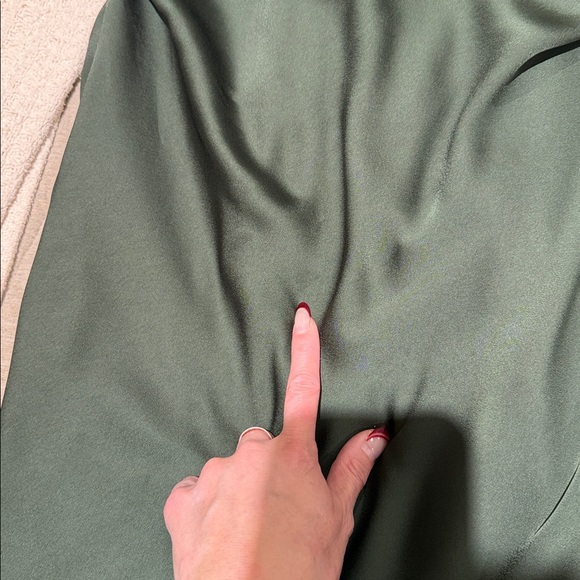 House of CBElegant Green Strapless Dress - Picture 13 of 16